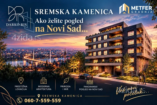 Trosoban stan na prodaju, Novosadska 7A