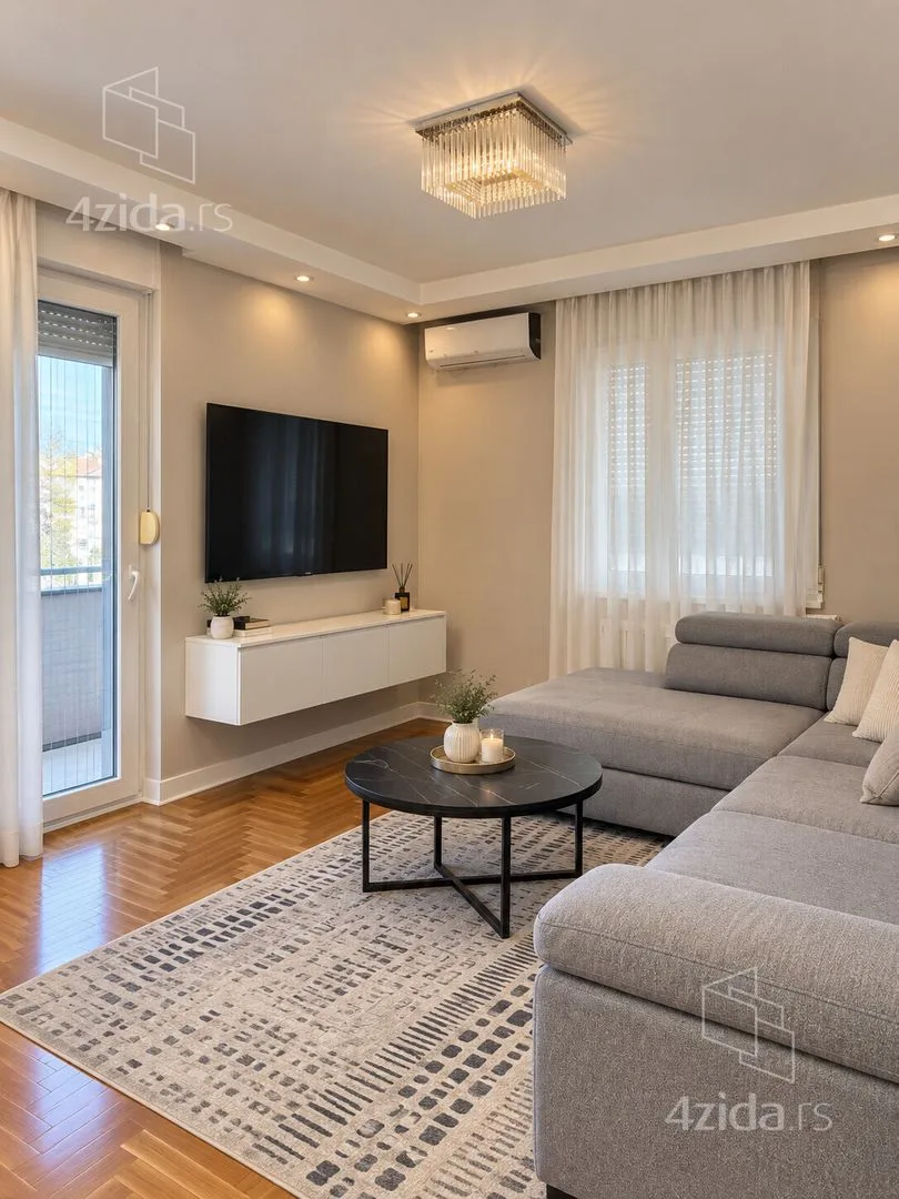 Trosoban stan, 56 m², Telep