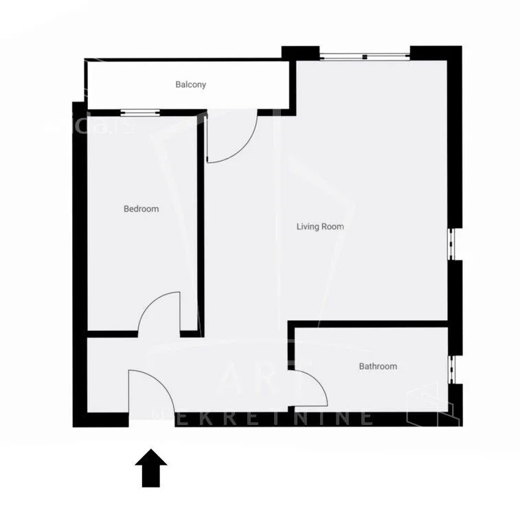 1,5-комнатная квартира, 35 м², Кнежевац