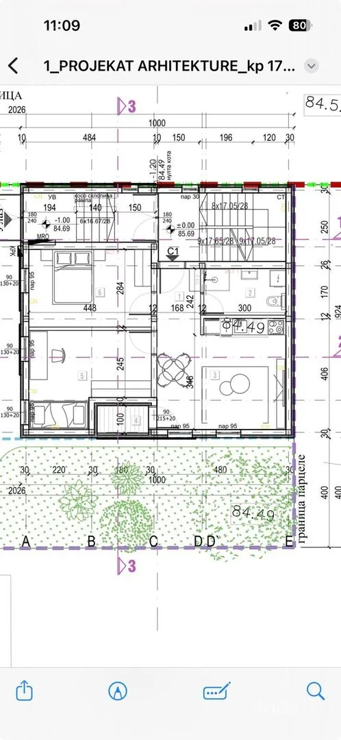 Dvoiposoban stan, 55 m², Altina
