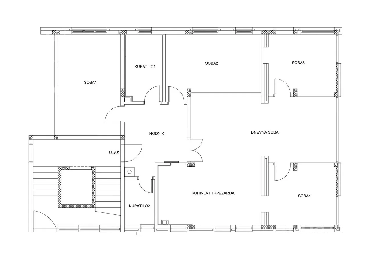 Četvorosoban stan, 160 m², Voždovac