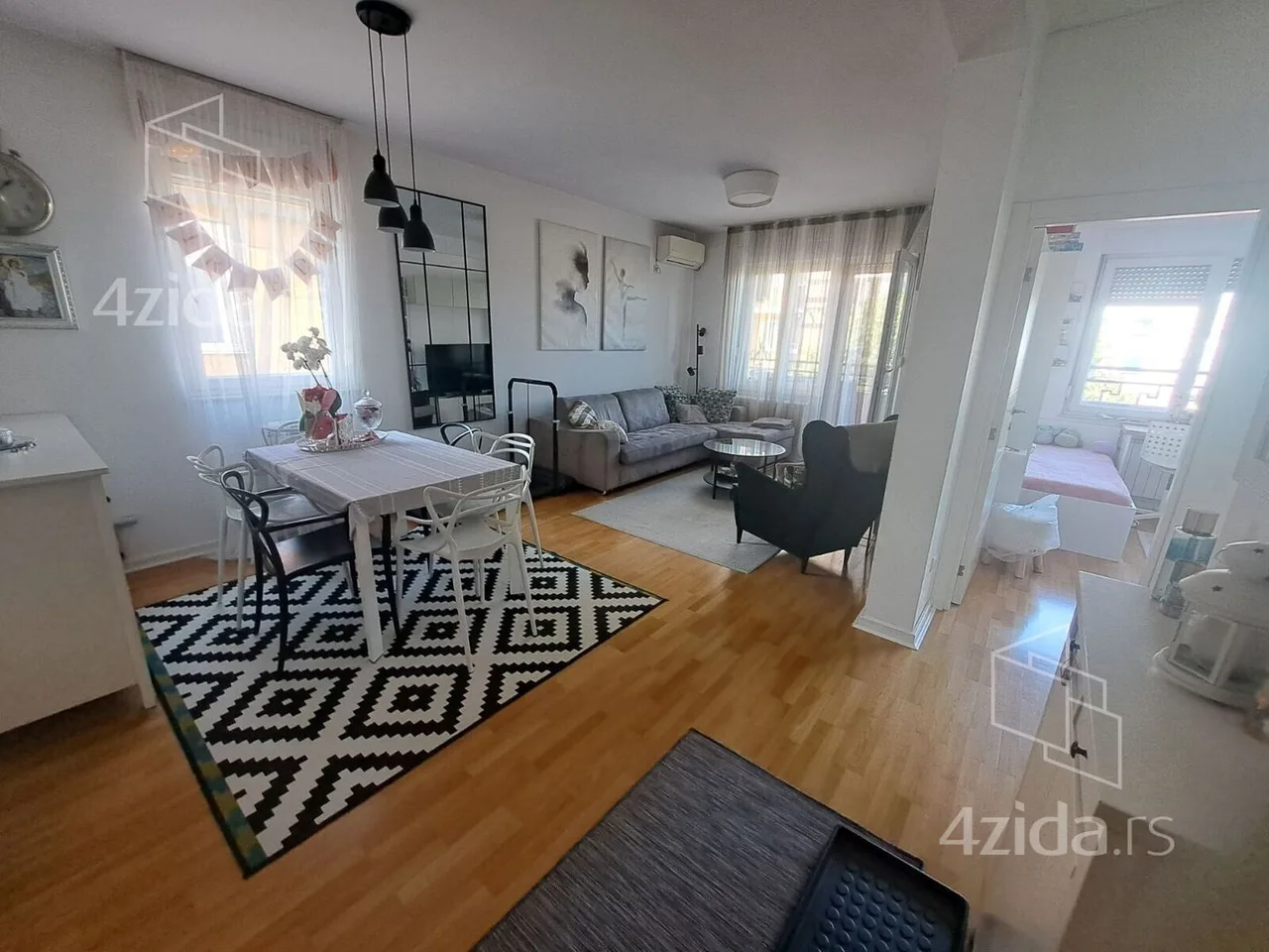 Трёхкомнатная квартира, 62 м², Лекино-Брдо